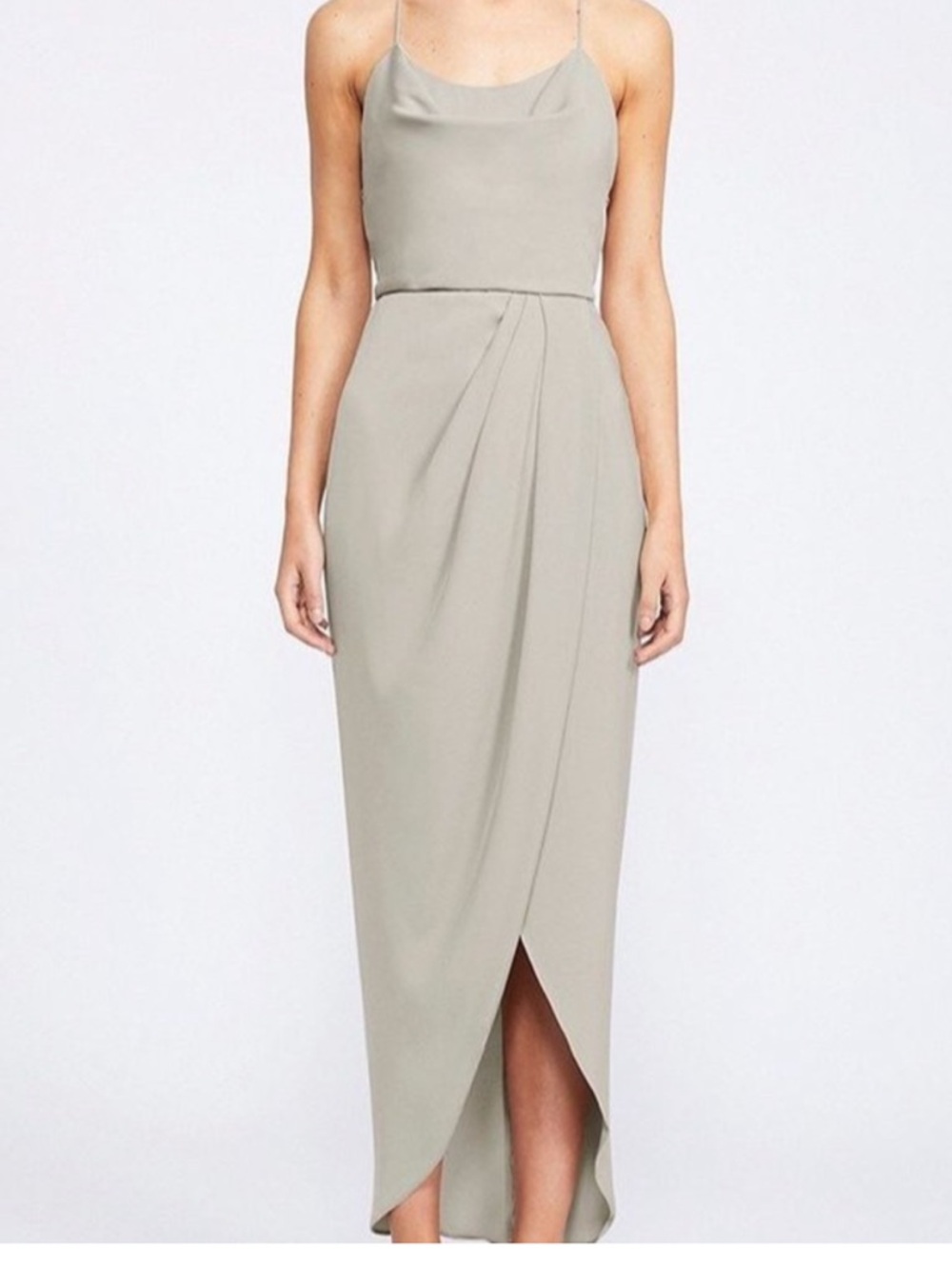 Shona Joy Lace Up Back Midi Dress Sz US 2